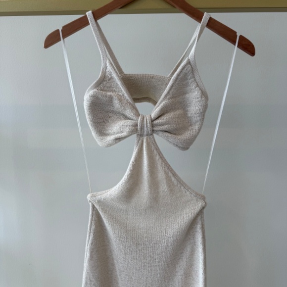 Cult Gaia SERITA MAXI DRESS Off-White Size XS - Picture 2 of 9